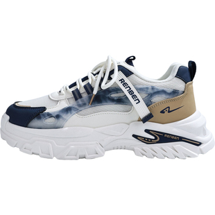 官方2026新款冬季老爹鞋男款透气软底增高鞋百搭休闲时尚鞋运动鞋