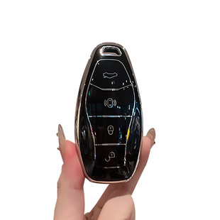 适用2024新红旗h5钥匙套23款h6壳hs3女hs5包hs7男士hq9车用品h9扣