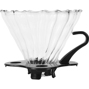 CAFE RHYME手冲咖啡滤杯加厚玻璃家用滴漏式漏斗过滤杯套装咖啡壶
