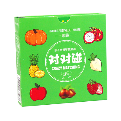 亲子互动找相同配对卡片益智认知