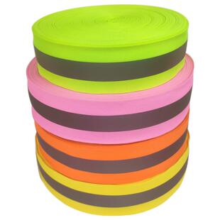 高亮反光条反光织带学生书包工作衣服车缝夜间反光布条交通警示带