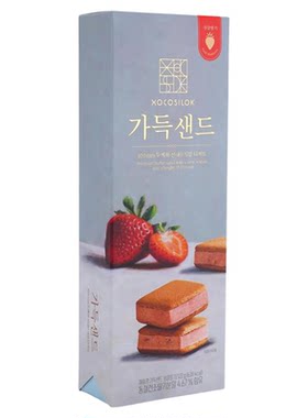 韩国代购COLOMBIN XOCOSILOK草莓夹心饼干提拉米苏饼干迪拜巧克力