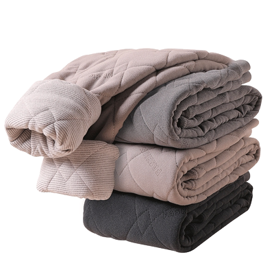 羊毛蚕丝儿童保暖裤男女童棉裤