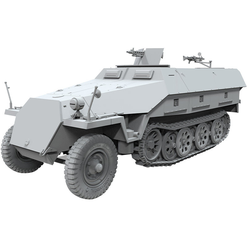 边境半履带装甲车1/35拼装模型