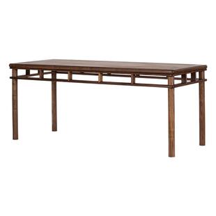 茶馆桌椅中式茶桌椅组合简约实木桌子新中式茶台茶桌老榆木干泡台