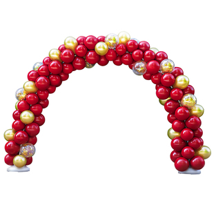 气球拱门场景布置结婚支架农村室外路引套装婚庆婚礼订婚轻奢装饰