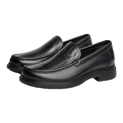 森达正装皮鞋男秋冬商场同款职场满帮套脚商务皮鞋德比鞋K3M01DM4