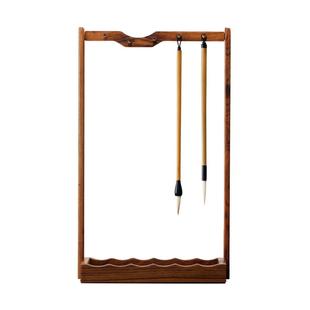 问心堂毛笔架檀香木毛笔挂中式简约实木毛笔架笔搁挂毛笔文房用品笔挂