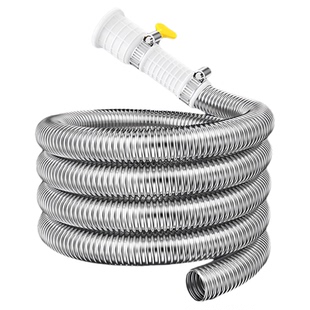 304不锈钢空调排水管加长延长管外机防老化防晒通用冷凝滴出水管