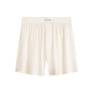 CK内衣夏季女士美拉德简约布标松紧腰休闲舒适顺滑家居短裤睡裤