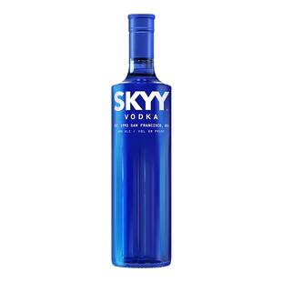 深蓝伏特加Skyy Vodka 蓝天伏特加原味洋酒烈酒鸡尾酒基酒750ml
