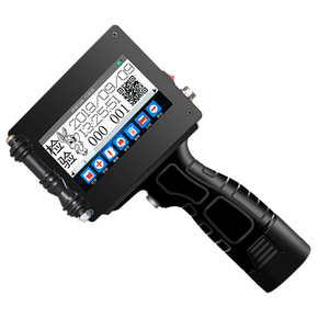 启梅QM-308双喷头5cm大字符手持智能喷码机 小型全自动在线打码机生产日期条码二维码图片价格标签激光印码器