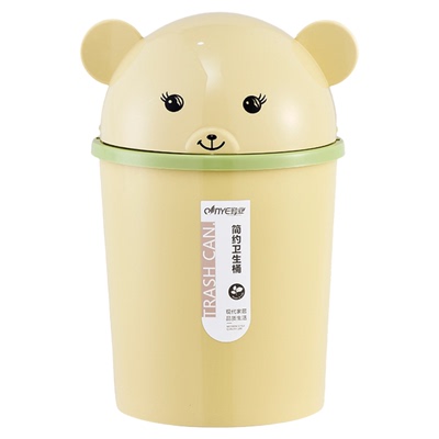 新品北欧风简约猫耳防臭垃圾桶