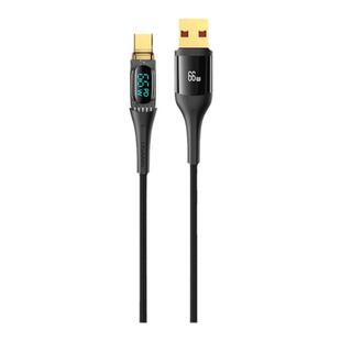 优胜仕双typec数据线PD100W数显充电线适用华为荣耀苹果iphone17promax手机66W快充mate60pro笔记本ipad双c线