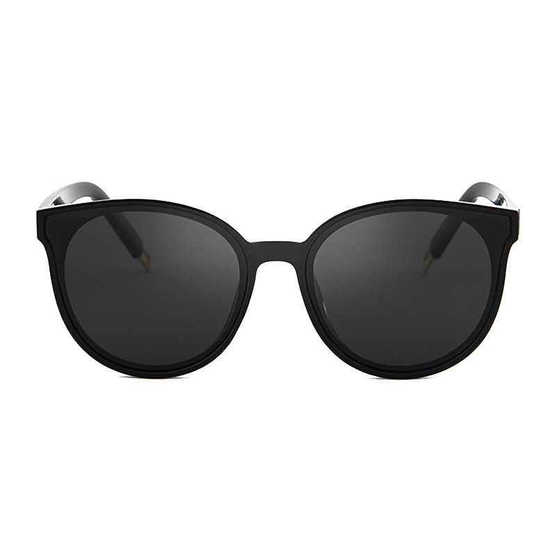 复古原宿风圆脸偏光墨镜女韩版潮网红太阳镜男士近视眼镜防紫外线