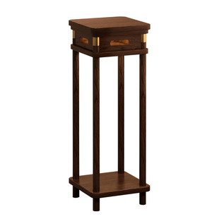 实木中式博古架置物架花架客厅落地式阳台花盆绿植摆件摆放展示架