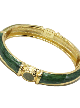 景泰蓝手镯复古女子珐琅掐丝开口