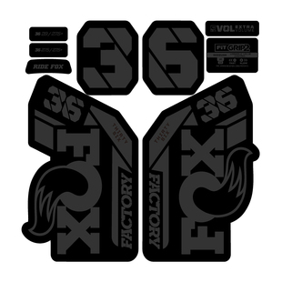 2022款FOX 36贴纸山地车贴前叉改色个性定制防水AM FACTORY