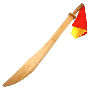 龙泉中国太极武术刀竹剑花刀武术表演晨练剑训练木刀道具玩具刀