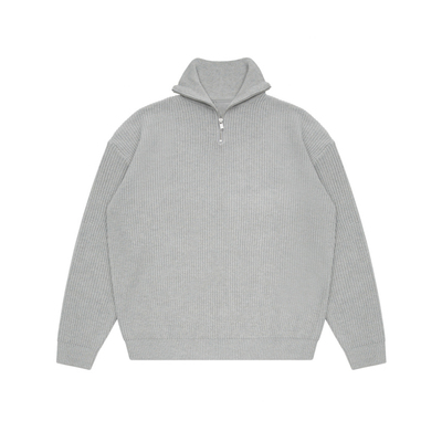 MRCYC宽松套头半高领针织打底衫