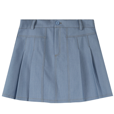 甜美风小个子减龄百搭短款半身裙