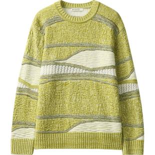 【播奥莱】播商场同款倪妮同款圆领毛衣女春秋宽松上衣BDR3SD3035