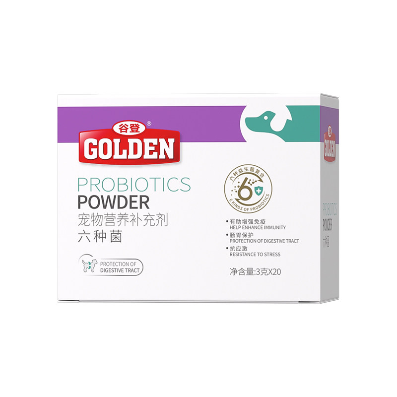 谷登狗狗6种益生菌调理肠胃