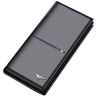 七匹狼钱包男士真皮长款软牛皮夹简约潮牌新款男式钱夹正品皮夹子