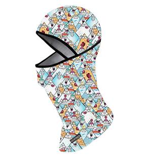 TERROR儿童专业滑雪头套男童冬季户外面罩女童防风帽保暖护脸冬