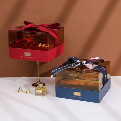 亚克力伴手礼盒空盒子透明高级伴娘份子钱喜糖盒生日礼物盒包装盒