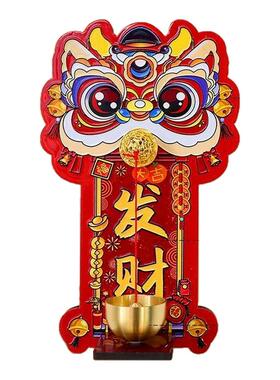 多巴胺醒狮磁吸门铃入户招财暴富