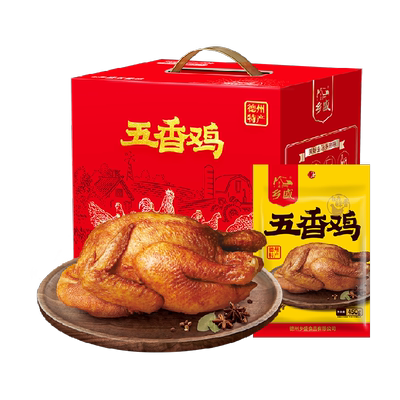 乡盛德州五香扒鸡开袋即食