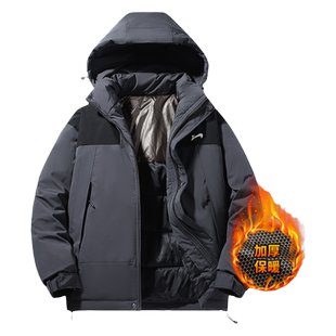 贵人鸟男士棉服男冬季棉袄男款爸爸外套加厚棉衣中年爸爸冬装外套