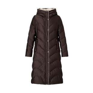 【长白山白鹅绒】ELSEWHERE珂思商场同款长羽绒服外套2025冬新款