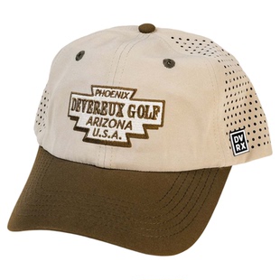 DEVEREUX高尔夫球帽刺绣时尚拼色设计男女运动透气棒球帽鸭舌帽