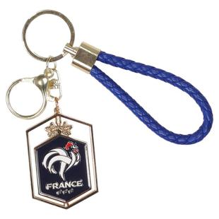 法国国家队官方商品 | 金属旋转队徽钥匙扣挂件足球迷周边姆巴佩