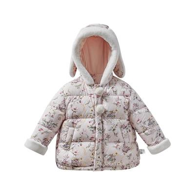 嫚熙儿童冬装羽绒服加厚95鹅绒极寒保暖外出男女童外套宝宝羽绒服