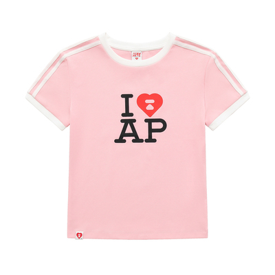 APEE修身短袖T恤百搭甜美辣妹