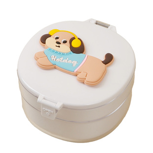 牙套收纳盒隐形儿童正畸保持器清洗便携式老人假牙盒子可随身