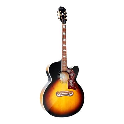 EpiPhone易普锋EJ200蜂鸟J45单板民谣电箱gibson吉普森吉他
