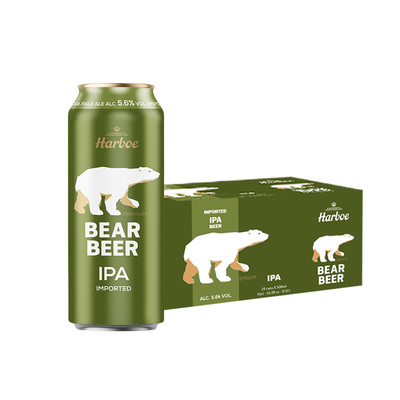 德国豪铂熊IPA啤酒500mlx24听