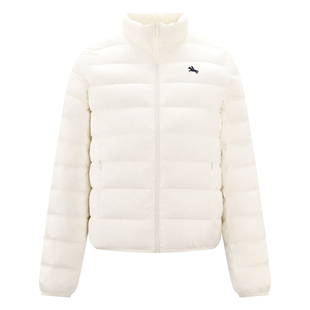 库恩玛维纯色刺绣95白鸭绒羽绒服女2025冬季新款通勤百搭气质外套