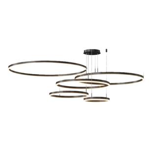 客厅吊灯现代极简约大气2025年新款轻奢主卧室餐厅圆环形灯具大全