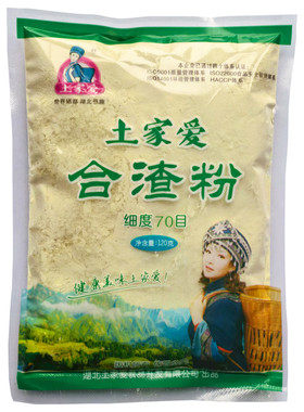 湖北恩施土家合渣粉黄豆粉面