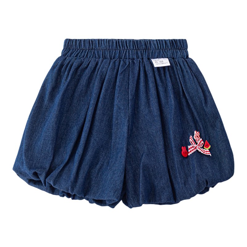 new idea女童宝超洋气可爱吊带背心裙休闲短裤夏小公主外出服套装