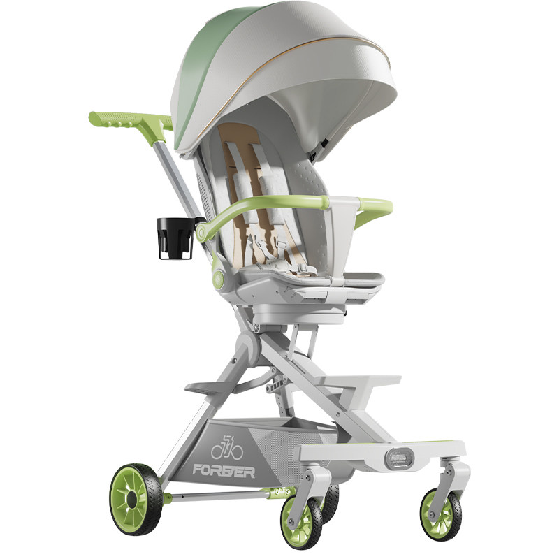 永久高景观溜娃神器可坐可躺轻便折叠双向遛娃婴儿手推车儿童03岁