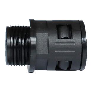 蓝盛 快速波纹管接头环保尼龙波浪管快插塑料软管锁头外螺纹连接