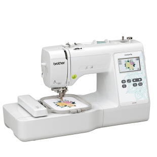 兄弟刺绣设备m330e电脑家用绣花机全自动刺绣机商用小型迷你绣字