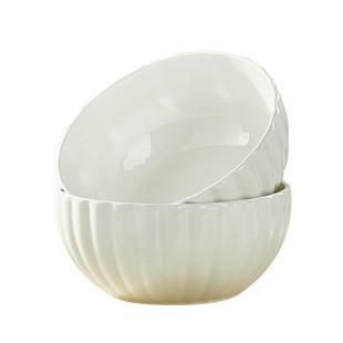 陶瓷大号面碗家用加深加厚汤面碗6寸4只釉下彩碗餐具螺蛳粉碗大码