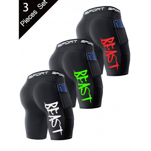 F 84163 Men's quick dry shorts 男士速干运动短裤跨境速卖